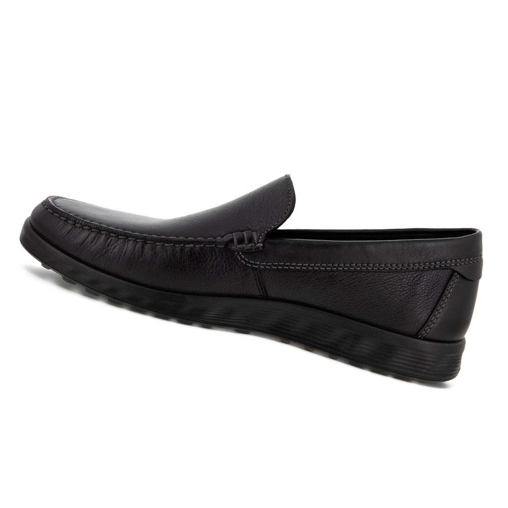 Men's Ecco S Lite Moc Classic Moccasins Black | USA 581RVD